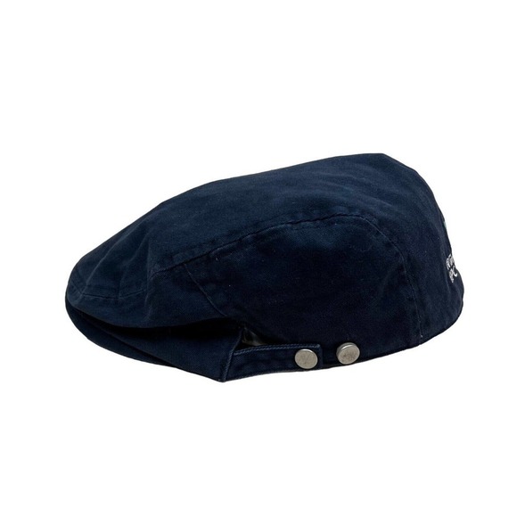 Newsboy Cabbie Mens Hat Cap LEMP Cotton Navy Size OSFM - Picture 2 of 6